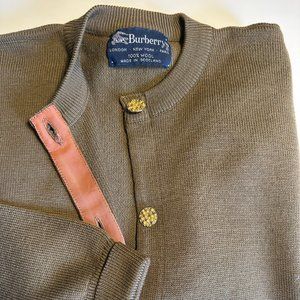 Vintage Burberry brown 100% merino wool sweater - Size 44